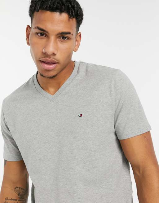 Camiseta con cuello de pico de Tommy Hilfiger