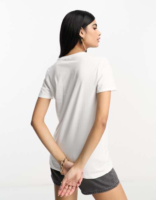 Camiseta con cuello redondo en blanco Ultimate de ASOS DESIGN, 2 de 4