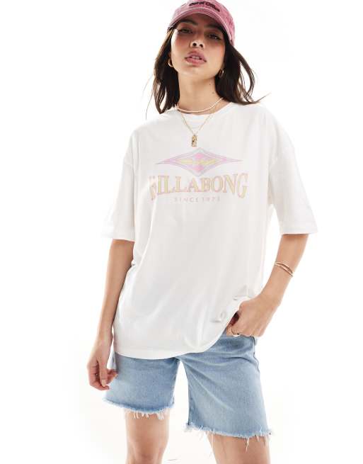 Camiseta con diseño de rombo con ondas de Billabong