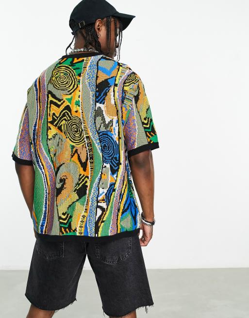 Camiseta con estampado integral vintage de punto de ASOS DESIGN, 4 de 4