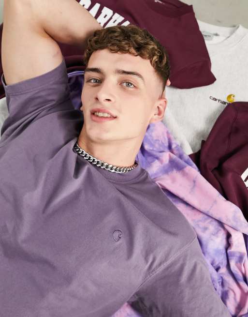 Camiseta con lavado violeta Sedona de Carhartt WIP