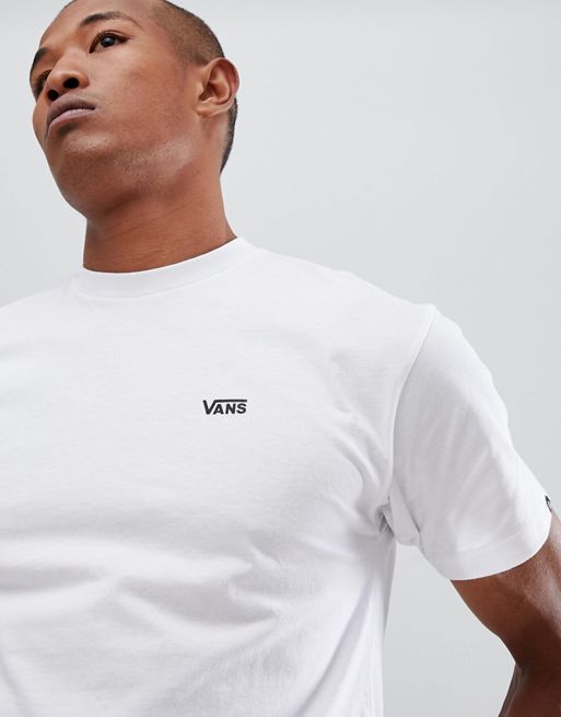 Camiseta blanca con logo pequeño de Vans, ASOS