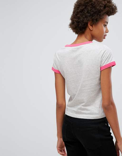 Camiseta con ribetes en contraste Whatever de Brave Soul, 2 de 4