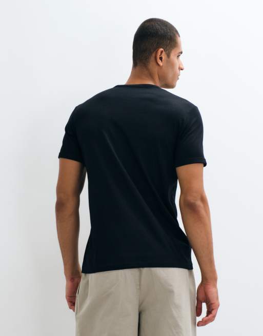 Camiseta con ribetes en negro de Fred Perry, 5 de 5