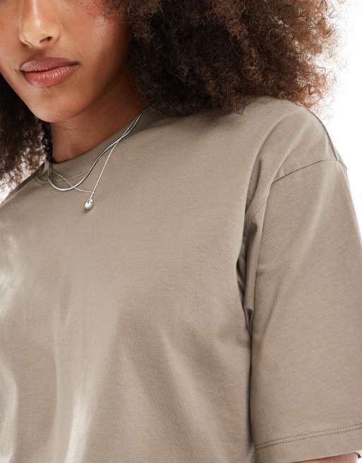 Camiseta corta beis extragrande de JJXX, 3 de 4