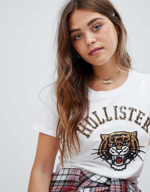 Camiseta hollister tigre clearance
