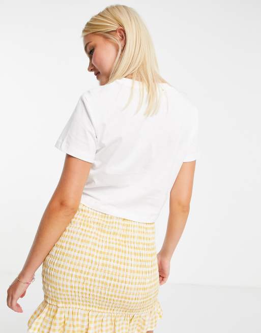 Camiseta corta de corte cuadrado con estampado "Bad Influence" de ASOS DESIGN, 4 de 4
