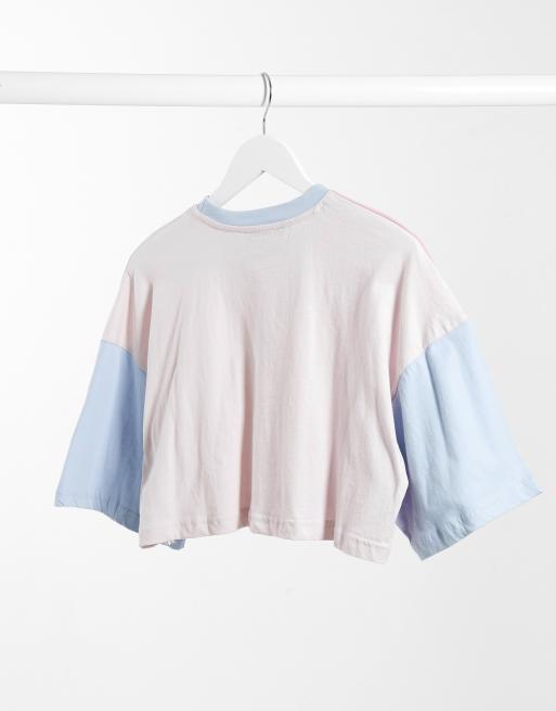 Camiseta corta extragrande con diseño colour block de Missguided (parte de un conjunto), 2 de 4