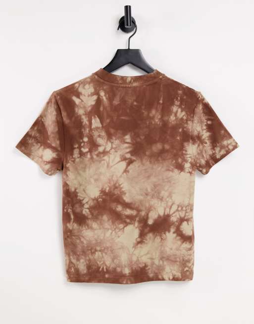 tie dye marron