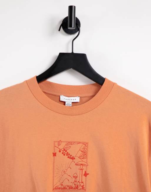 Camiseta corta naranja Natura Nurture de Topshop | ASOS