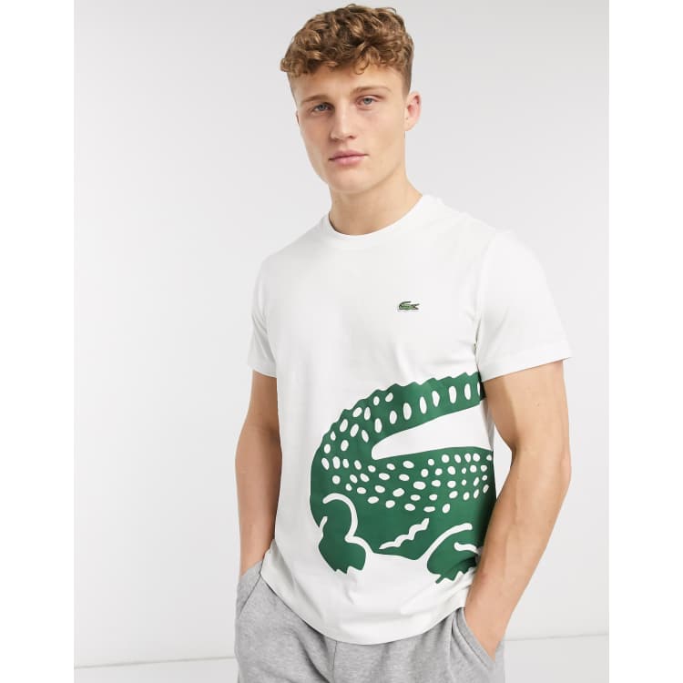 Camiseta básica Lacoste blanca para hombre- z