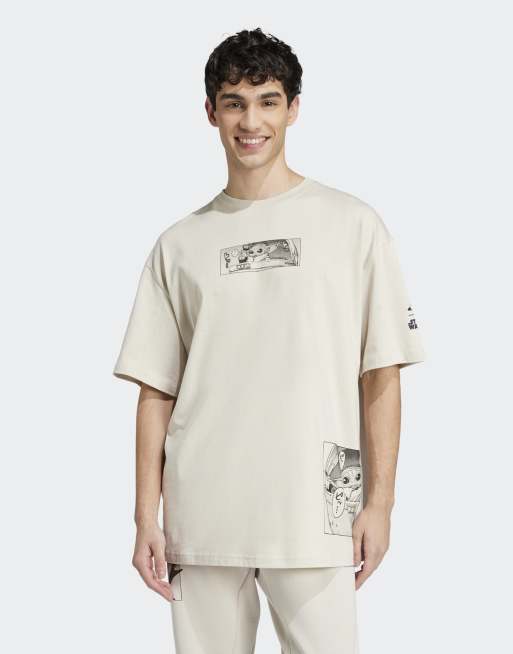 Camiseta de corte suelto con diseño de 
