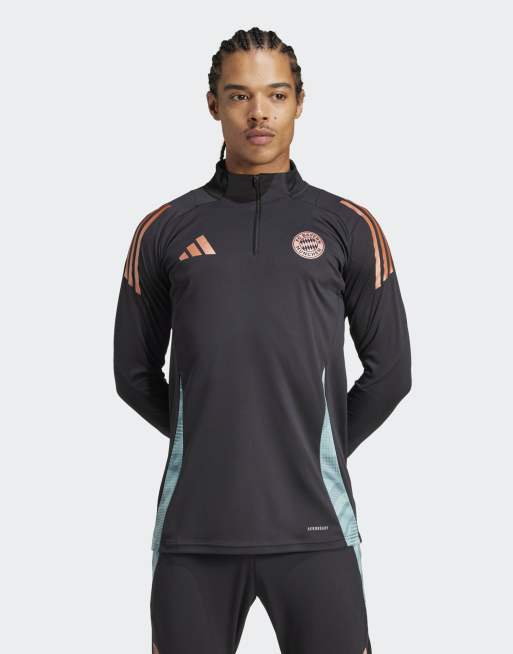Camiseta de entrenamiento negra con diseño del FC Bayern Tiro 24 de adidas Performance