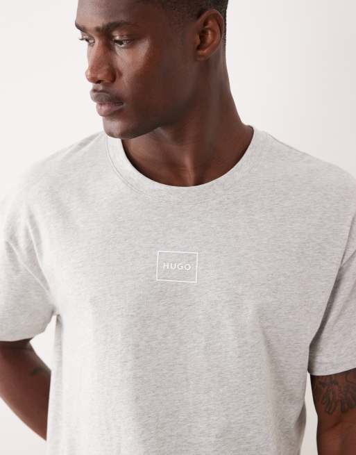 Camiseta de estar por casa gris con logo de algodón de Hugo Red (parte de un conjunto), 2 de 5