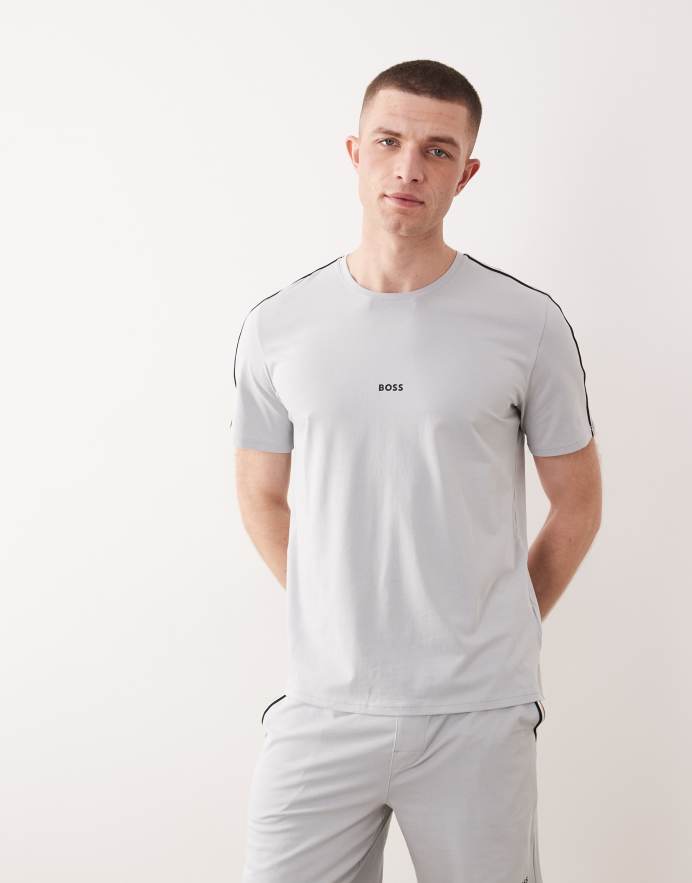 BOSS Bodywear Camiseta de estar por casa gris Unique de (parte de un conjunto)