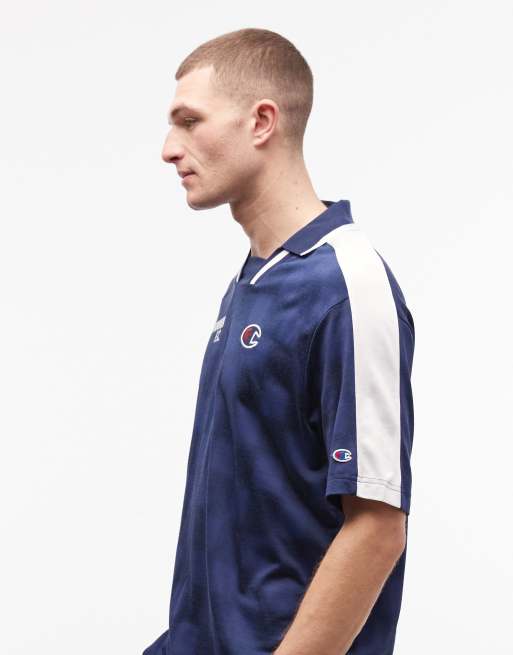Camiseta de fútbol azul y blanca de Champion, 5 de 5