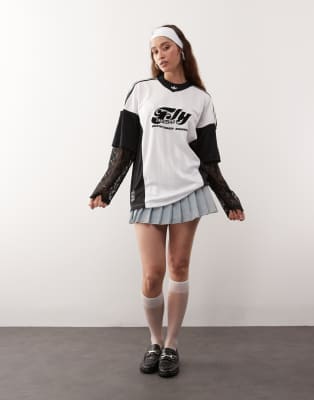 Camiseta de fútbol con mangas de encaje Summer de adidas Originals - view 1