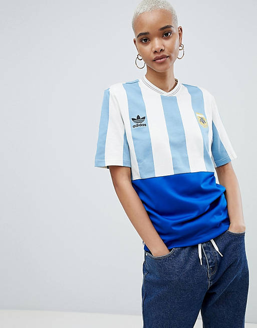 Resistencia llave inglesa Maldito Camiseta de fútbol de Argentina Mashup de adidas Originals | ASOS