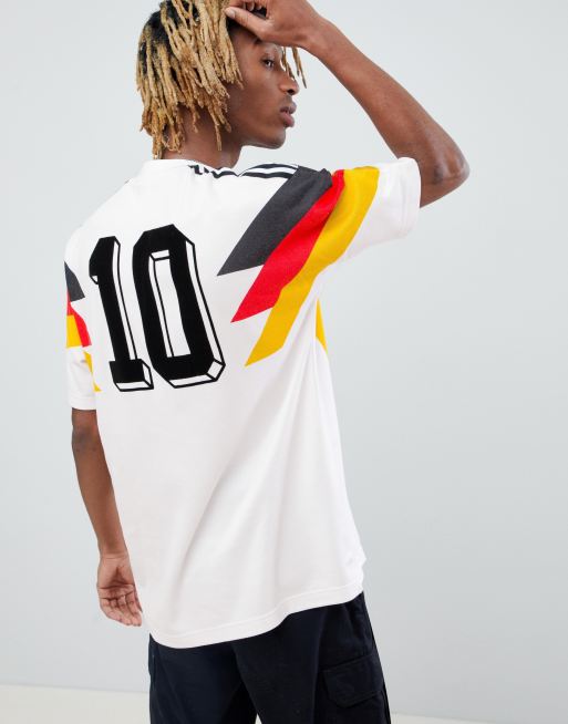 Camiseta fútbol retro en blanco Germany de adidas |