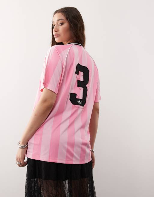 Camiseta de fútbol rosa Summer de adidas Originals ASOS