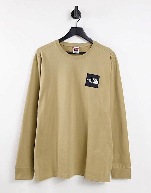 Hombre Tops | Camiseta de manga larga color tostado Boruda de The North Face - LB77839
