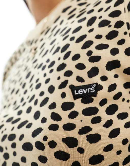 Camiseta fashion levis leopardo