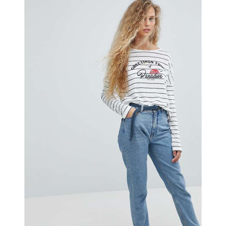 de manga larga Greetings From Paradise de |