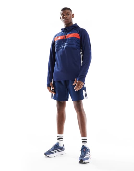 Camiseta deportiva azul marino equipo, roja y blanca Tiro 25 Essentials Winterized de adidas Football