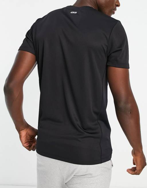 Camiseta deportiva negra de tejido de secado rápido Icon de 4505   , 2 de 4