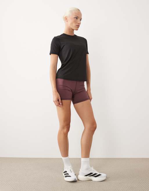 Camiseta deportiva negra de tejido de secado rápido Icon de 4505, 2 de 4