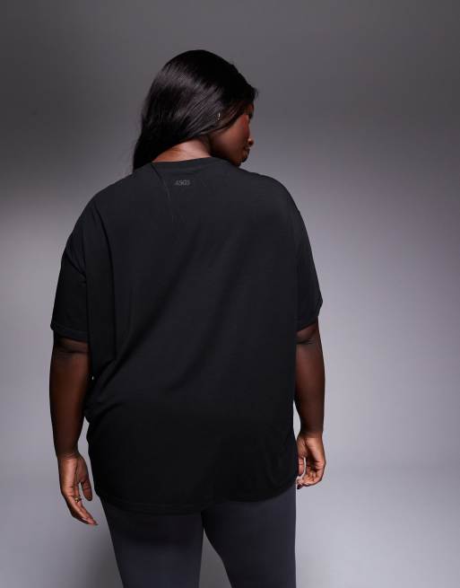 Camiseta deportiva negra extragrande de tejido de secado rápido Icon de 4505 Curve , 4 de 4