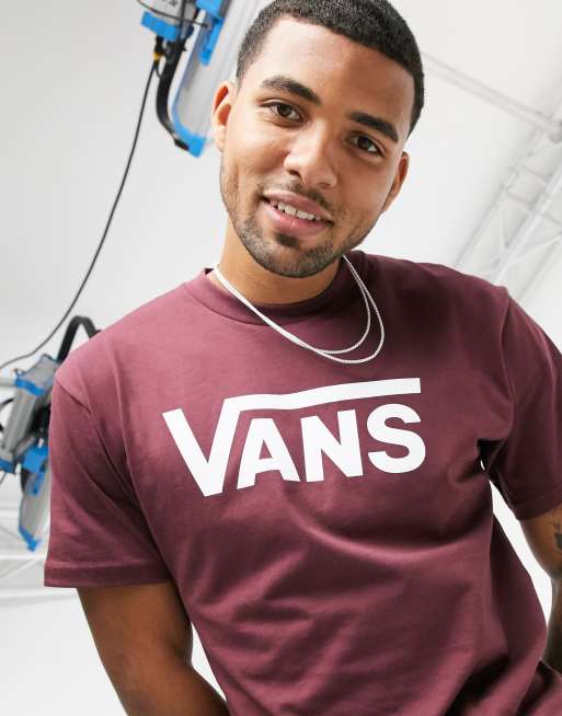 Camiseta store vans burdeos