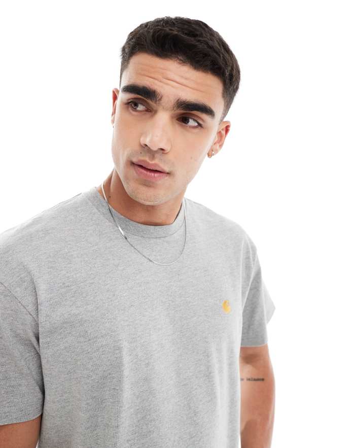 Carhartt WIP Camiseta en gris Chase de