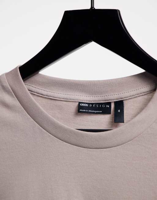 Camiseta extragrande beis de ASOS DESIGN, 3 de 4