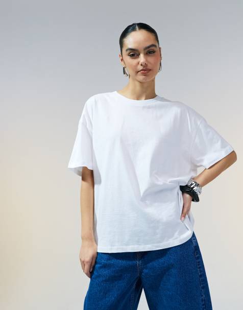 Camiseta extragrande blanca de ASOS DESIGN - view 1