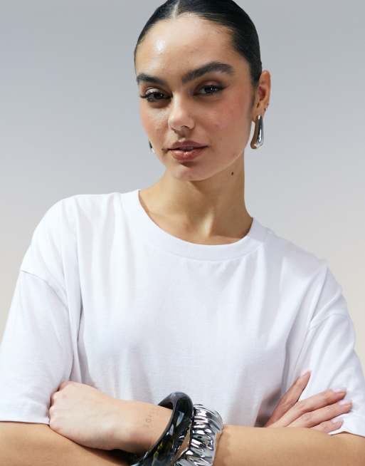 Camiseta extragrande blanca de ASOS DESIGN, 2 de 4