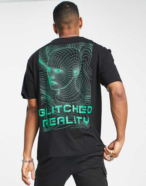 Camiseta extragrande con estampado 