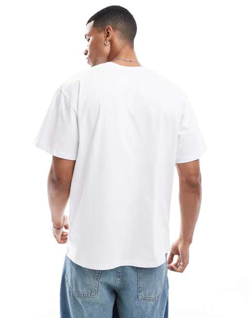 Camiseta extragrande con estampado "Santa Monica" de Reclaimed Vintage, 2 de 4