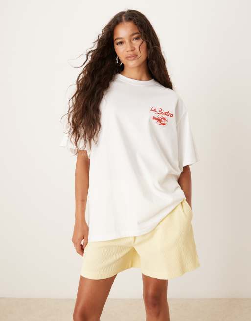 Camiseta extragrande con gráfico de langosta de ASOS DESIGN, 4 de 4