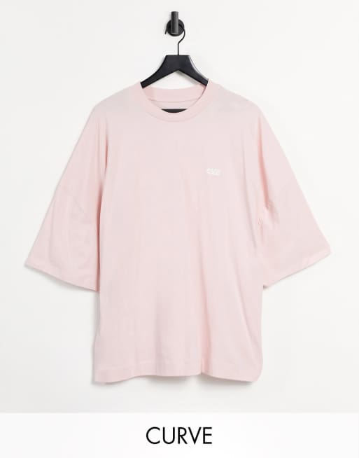 Camiseta extragrande de algodón con icono de ASOS 4505 Curve 