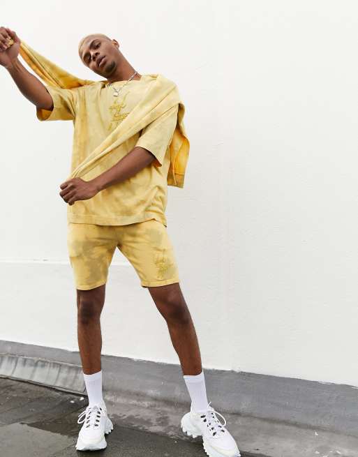 Conjunto amarillo con bordado de logo dark future de ASOS DESIGN , 4 de 4
