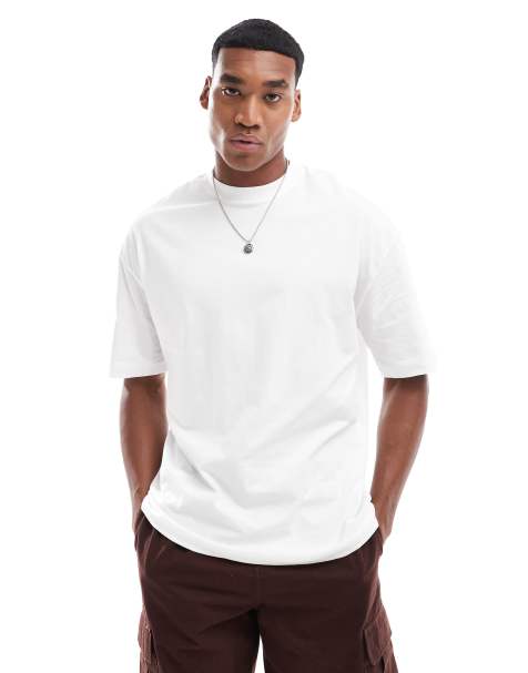 Camiseta extragrande en blanco de River Island - view 1
