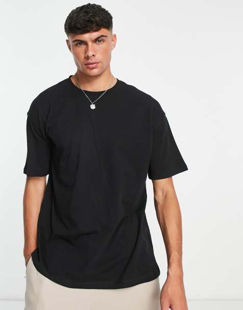 Camiseta extragrande en negro de New Look - view 1