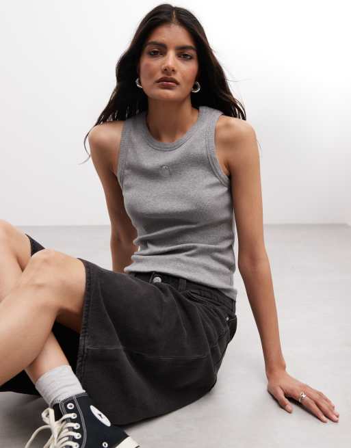 Camiseta gris ceniza sin mangas Philips de Carhartt WIP, 2 de 4