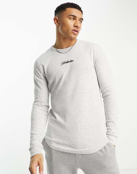 Camisetas manga larga hollister hombre shop