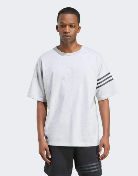 Camiseta gris claro jaspeado Neuclassics de adidas Originals - view 1