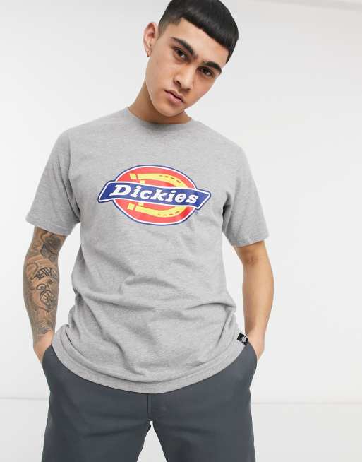 Camiseta gris con herradura de Dickies