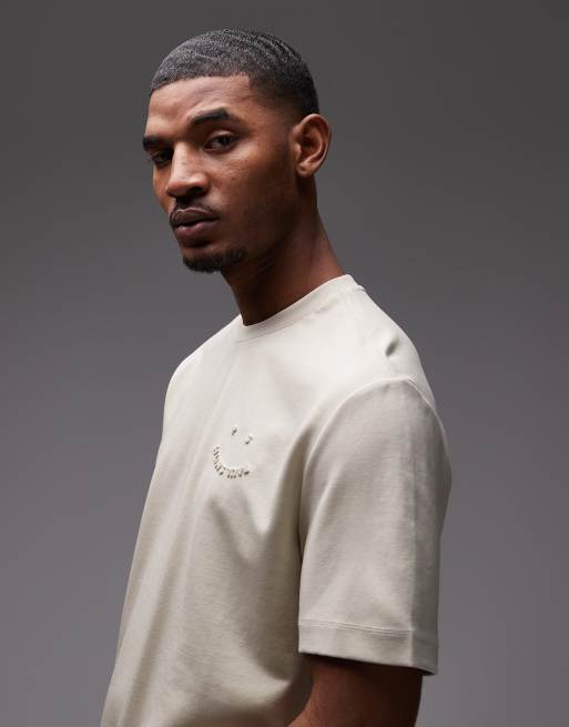 Camiseta gris con logo estampado de PS Paul Smith, 4 de 5