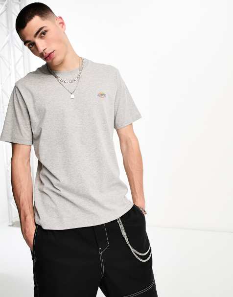Camiseta gris con logo pequeño Mapleton de Dickies - view 1