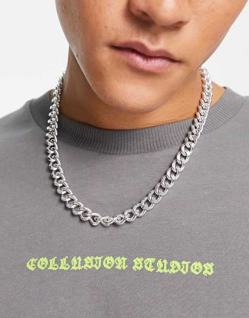 Camiseta gris de manga corta con de ángel de | ASOS